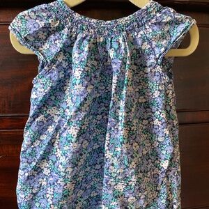 OshKosh Smocked Floral Top Size 18 Month